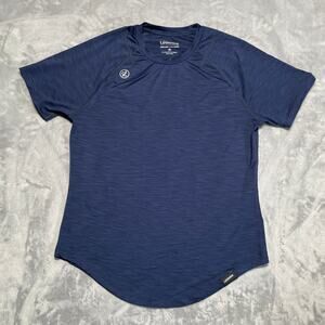 Legends Shirt Mens Medium Blue Performance Tee Workout Activewear Technical Gym